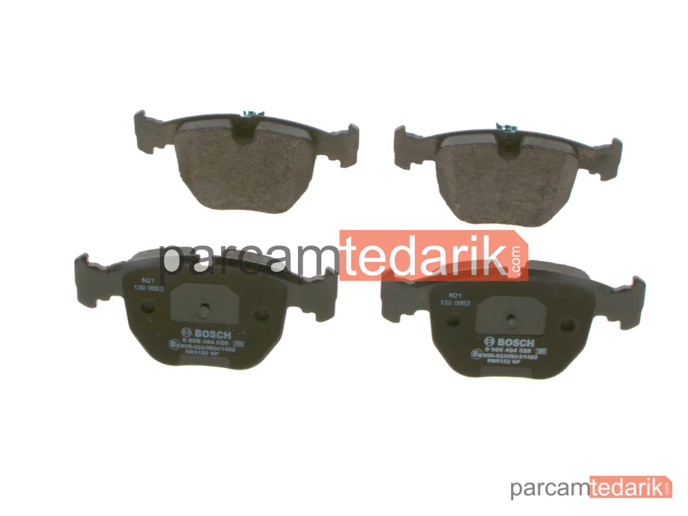 BOSCH 0986494028 | Fren Balatası — BMW 5, BMW 5 Touring, BMW X5