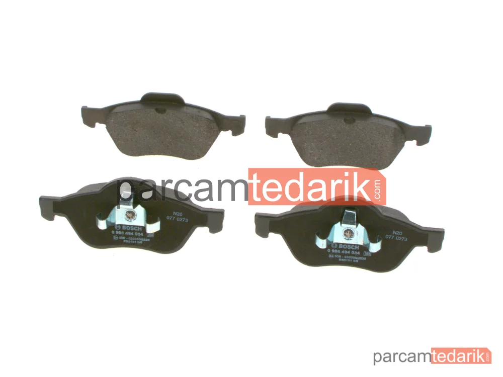 0986494034 | Fren Balatası (Ön) — Renault Megane II Coupé-Cabriolet, Renault Laguna II