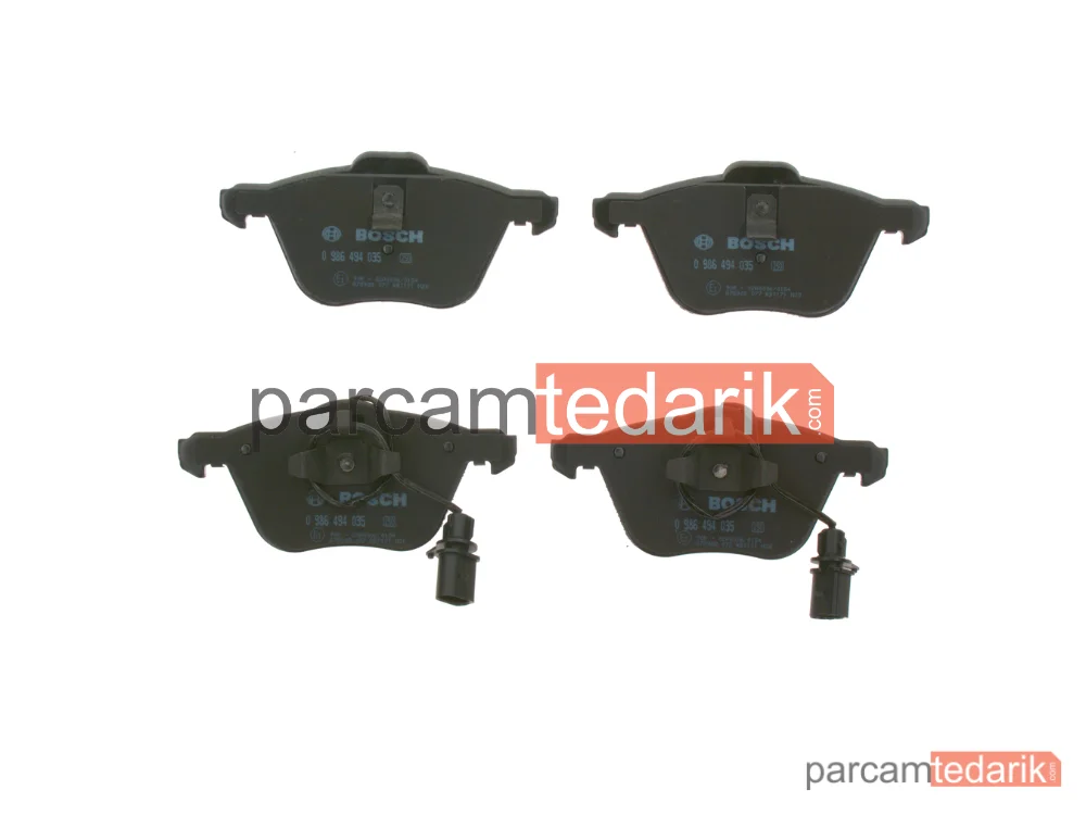 BOSCH 0986494035 | Fren Balatası (Ön) — VW Sharan, VW Sharan, Ford Galaxy I