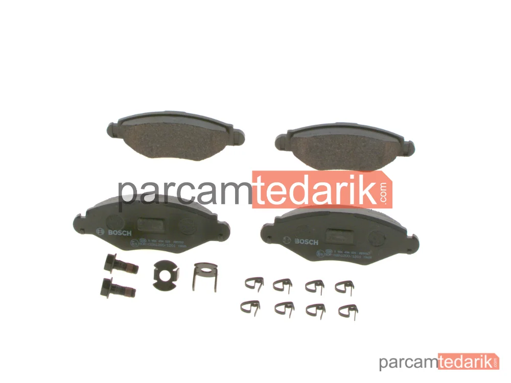 BOSCH 0986494039 | Fren Balatası (Ön) — Peugeot 206, Peugeot 206+, Peugeot 206 SW