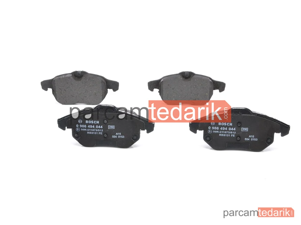 BOSCH 0986494044 | Fren Balatası — Saab 9-3, Opel Vectra C, Saab 9-3 Cabrio