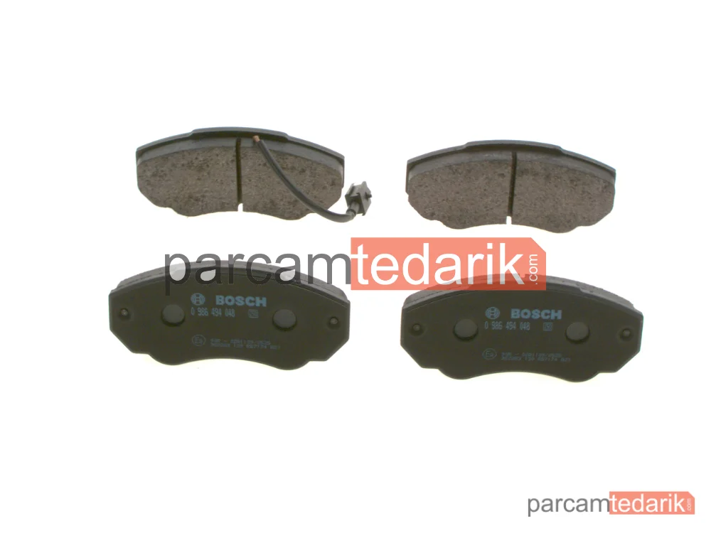 BOSCH 0986494048 | Fren Balatası (Ön) — Fiat Ducato, Peugeot Boxer, Citroen Jumper II