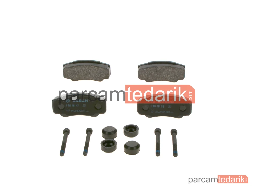 0986494049 | Fren Balatası (Arka) — Fiat Ducato, Peugeot Boxer, Citroen Jumper II