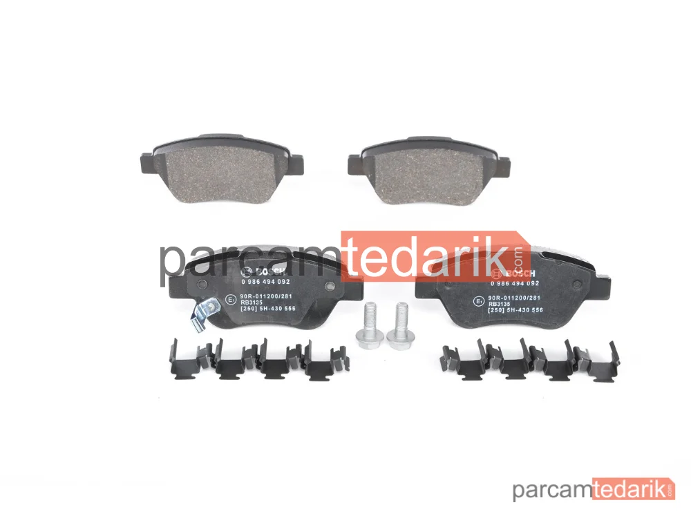 BOSCH 0986494092 | Fren Balatası — Opel Corsa D, Opel ADAM