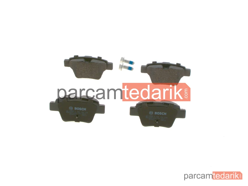 BOSCH 0986494099 | Fren Balatası (Arka) — Citroen C4 I, Peugeot 307 Break, Peugeot 307 SW
