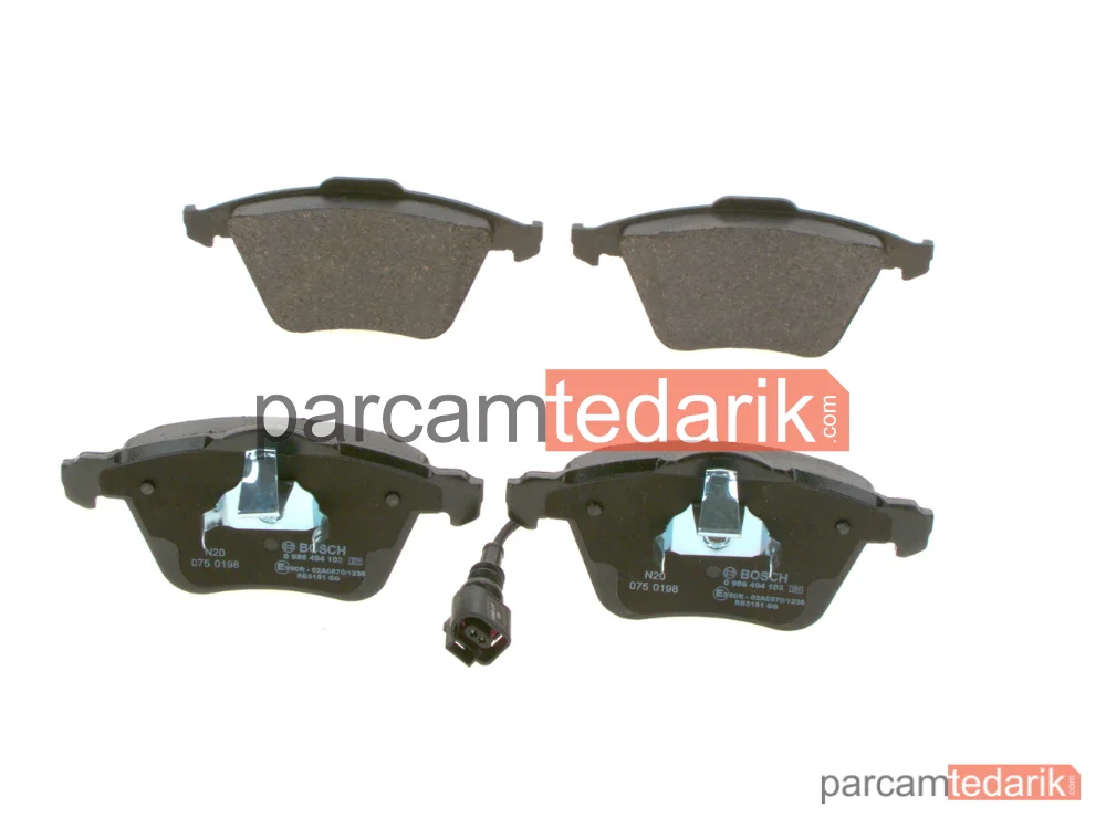 0986494103 | Fren Balatası (Ön) — VW Passat B6 Variant, VW Passat B6, Skoda Superb II