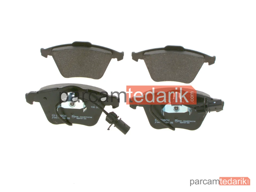 BOSCH 0986494104 | Fren Balatası — Audi A4 B7, Audi A6 C6, Seat Exeo