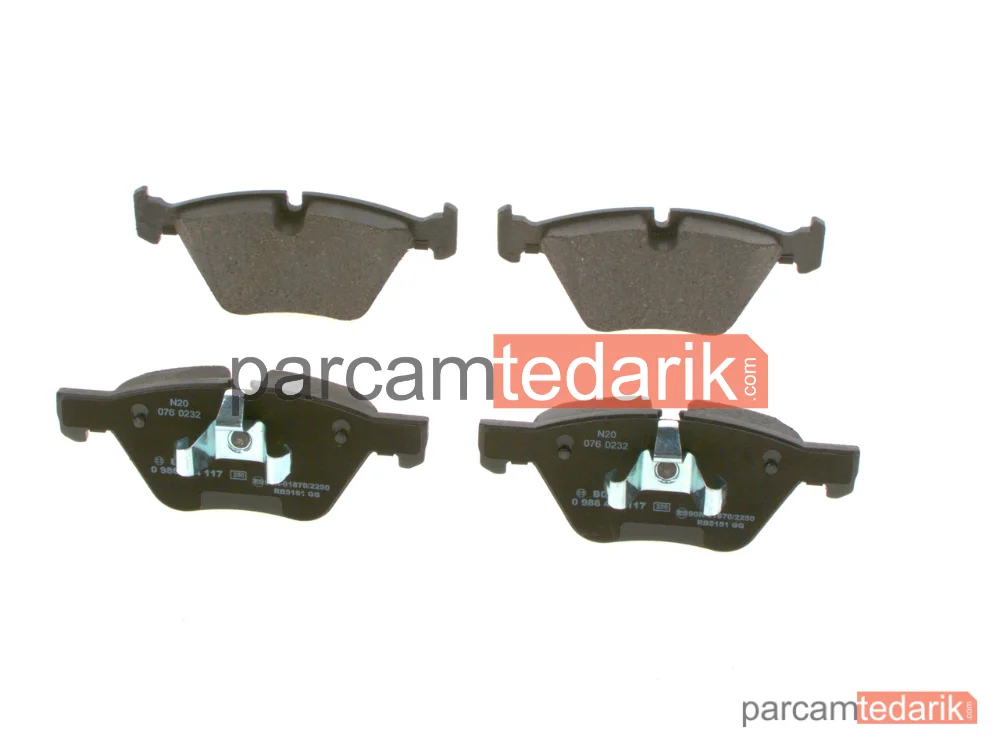 0986494117 | Fren Balatası (Ön) — BMW 1, BMW 1 Cabrio, BMW 1 Coupe