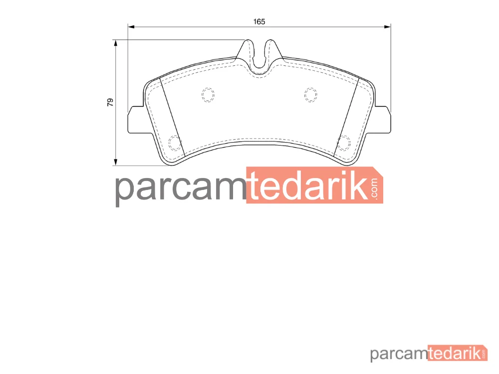BOSCH 0986494122 | Fren Balatası — Mercedes-Benz Sprinter 5-t, VW Crafter 30-50, Mercedes-Benz Sprinter 4,6-t