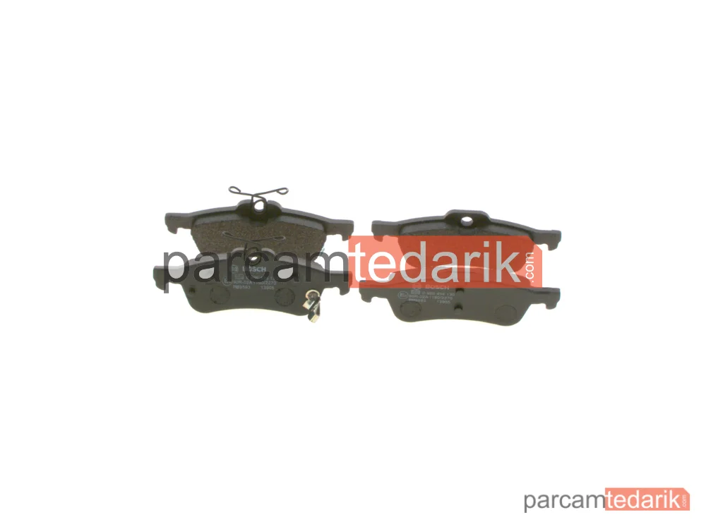 BOSCH 0986494130 | Fren Balatası (Arka) — Toyota Yaris, Daihatsu Charade VIII