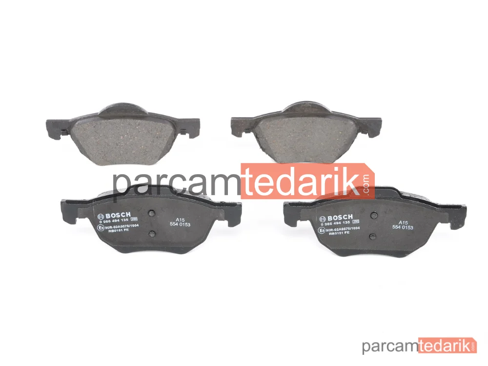 BOSCH 0986494135 | Fren Balatası (Ön) — Honda Accord VII, Honda Accord VII Tourer