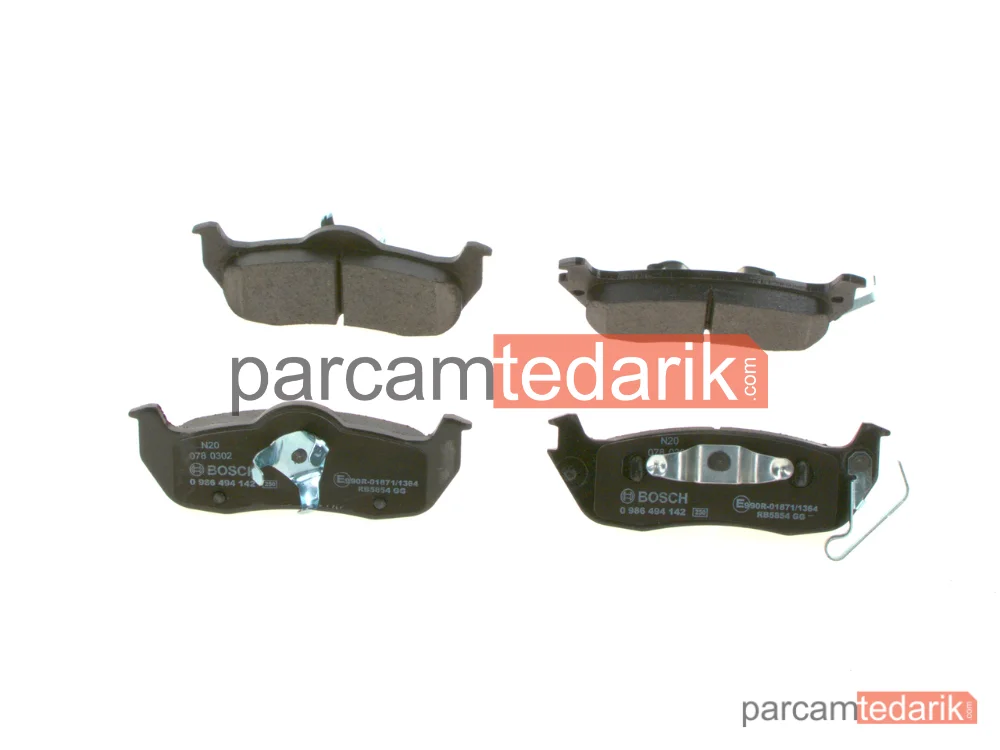BOSCH 0986494142 | Fren Balatası (Arka) — Jeep Grand Cherokee III, Jeep Commander