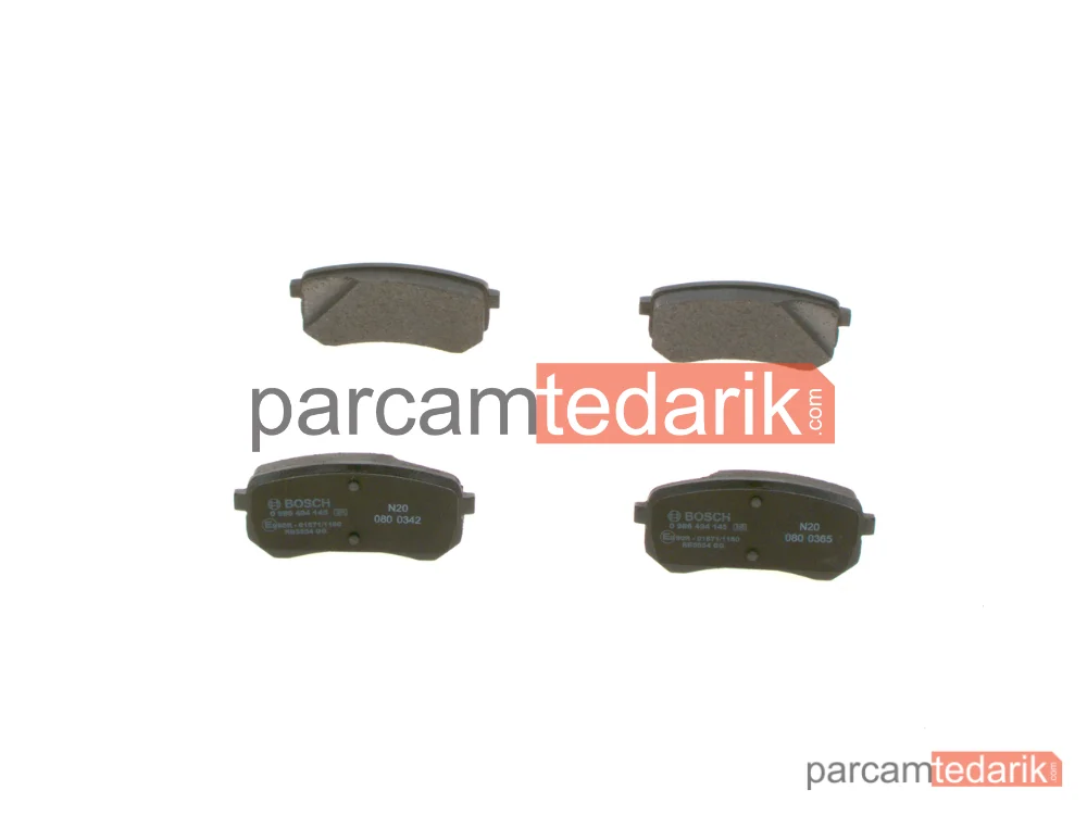 BOSCH 0986494145 | Fren Balatası (Arka) — Hyundai i10 I, Kia Picanto I