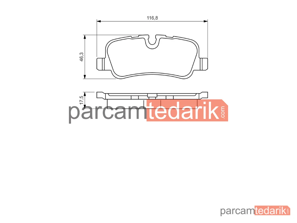 BOSCH 0986494148 | Fren Balatası (Arka) — Land Rover Range Rover III, Land Rover Range Rover Sport I
