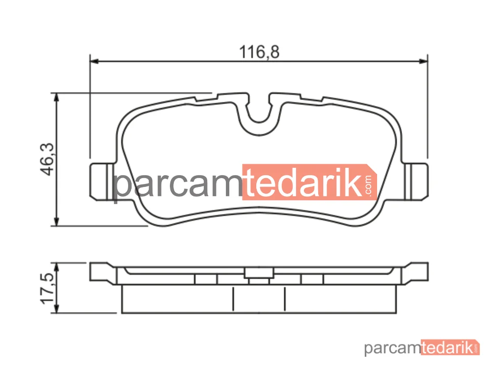 BOSCH 0986494148 | Fren Balatası (Arka) — Land Rover Range Rover III, Land Rover Range Rover Sport I