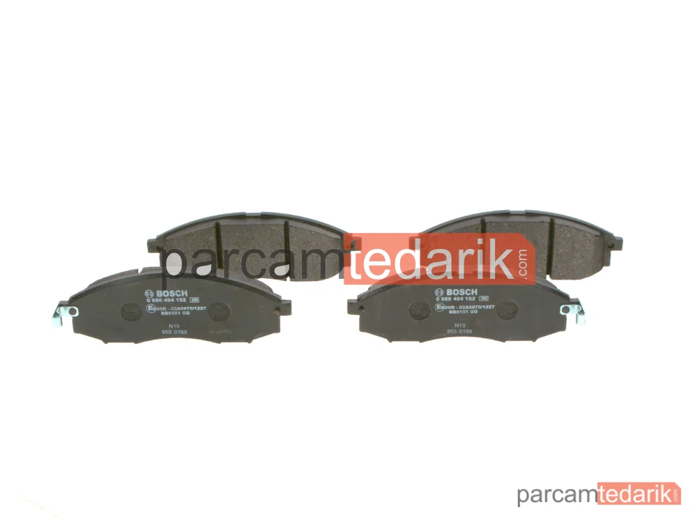 BOSCH 0986494152 | Fren Balatası (Ön) — Nissan Pick UP, Nissan NP300