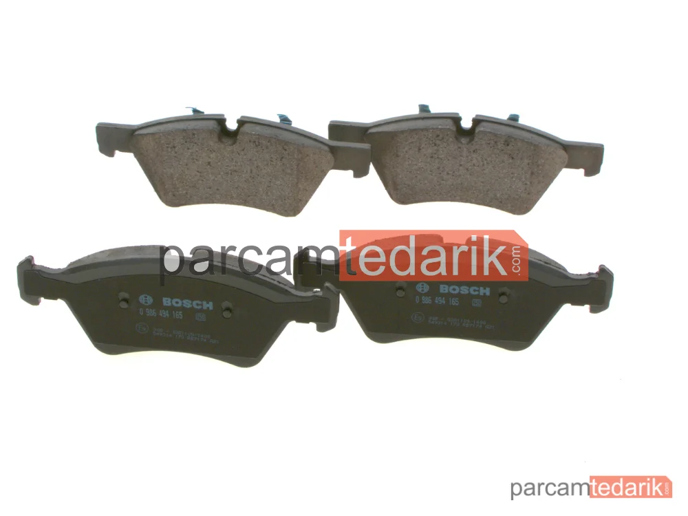 BOSCH 0986494165 | Fren Balatası — Mercedes-Benz M-Serisi, Mercedes-Benz R-Serisi, Mercedes-Benz G-Serisi