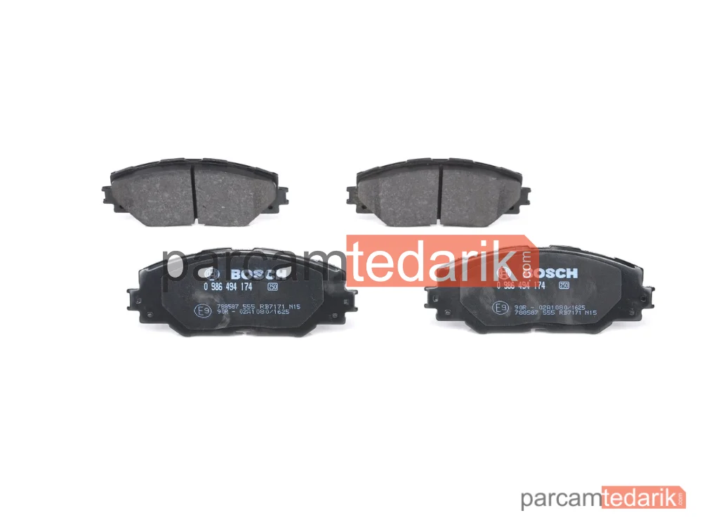 BOSCH 0986494174 | Fren Balatası (Ön) — Toyota Rav 4 IV, Toyota Rav 4 III, Toyota Auris