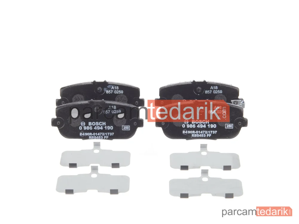 Fren Balatası (Arka) — Mazda MX-5 IV, Mazda MX-5 RF Targa, Abarth 124 Spider - 0986494190