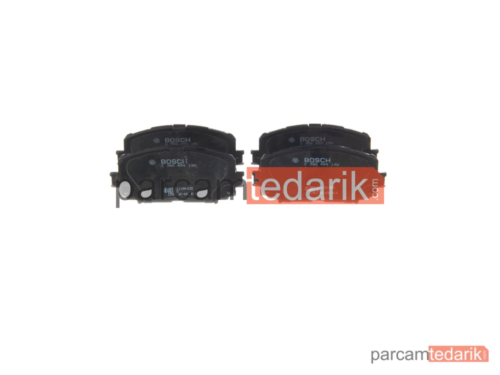 0986494196 | Fren Balatası (Arka) — Toyota Yaris