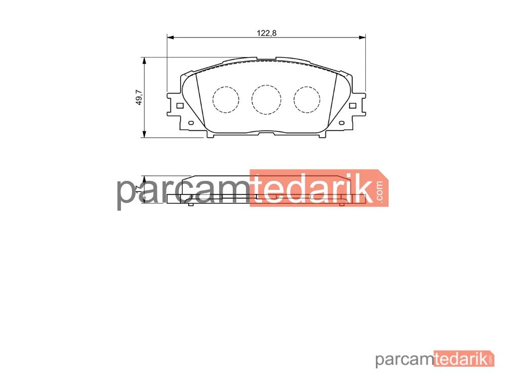 BOSCH 0986494198 | Fren Balatası (Ön) — Toyota Yaris, Lexus CT, Toyota Prius