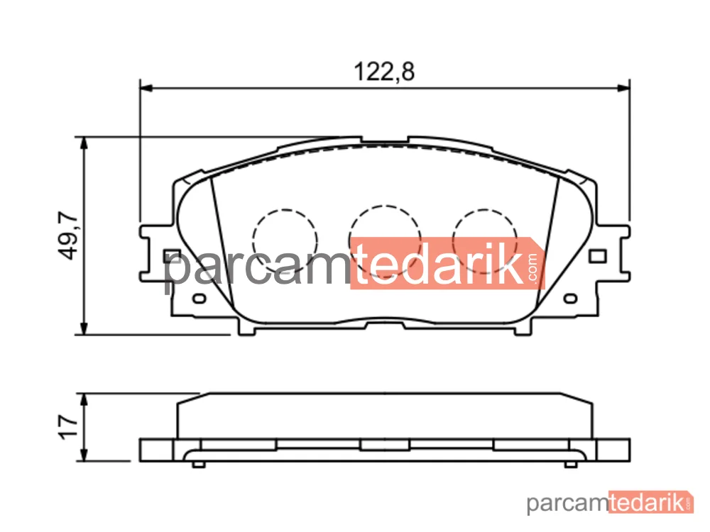 BOSCH 0986494198 | Fren Balatası (Ön) — Toyota Yaris, Lexus CT, Toyota Prius