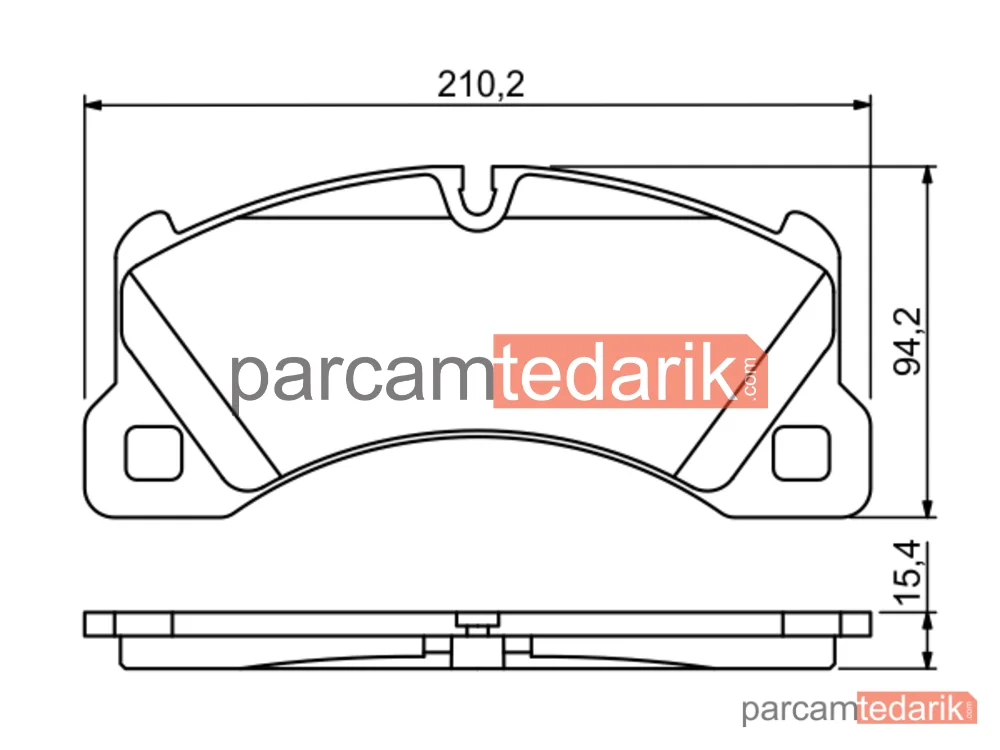 BOSCH 0986494206 | Fren Balatası — Porsche Macan, VW Touareg, Porsche Panamera