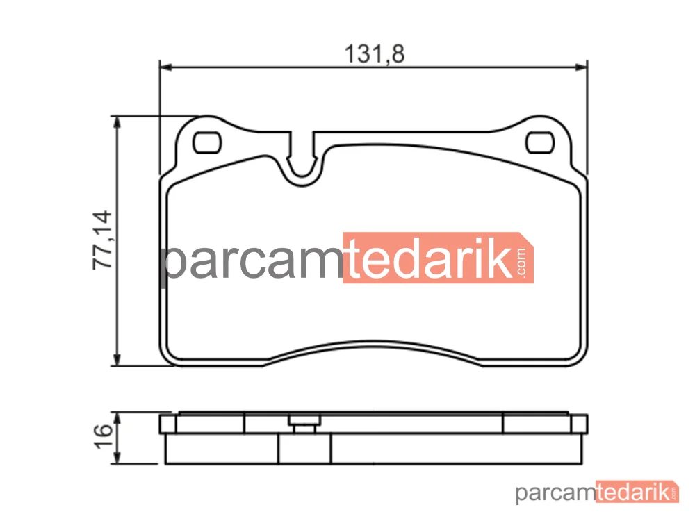 BOSCH 0986494207 | Fren Balatası — Seat Ateca, Seat Leon, VW Touareg