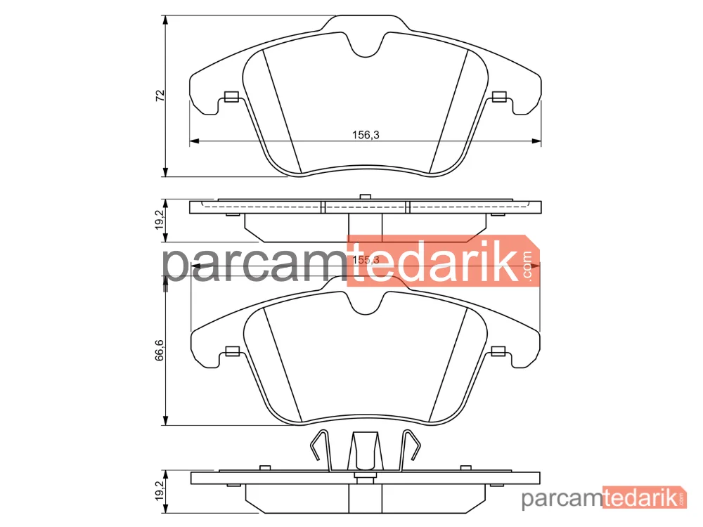 BOSCH 0986494209 | Fren Balatası — Jaguar S-Type II, Jaguar XF I, Jaguar XK II Cabrio