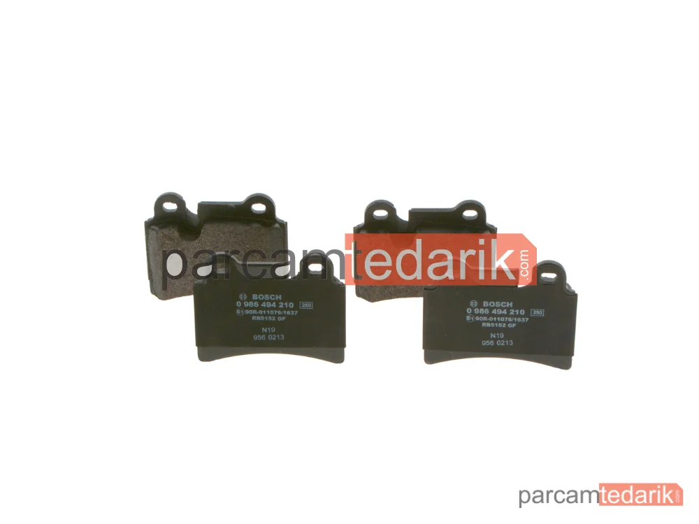 BOSCH 0986494210 | Fren Balatası (Arka) — VW Touareg