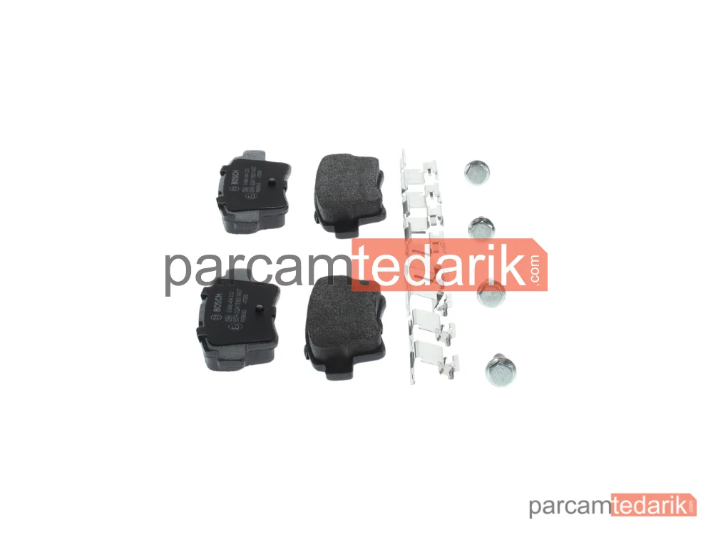 BOSCH 0986494222 | Fren Balatası (Arka) — Fiat Grande Punto, Opel Corsa D, Abarth Grande Punto