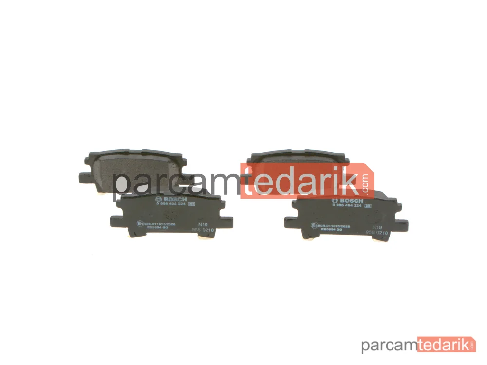 BOSCH 0986494224 | Fren Balatası (Arka) — Lexus RX