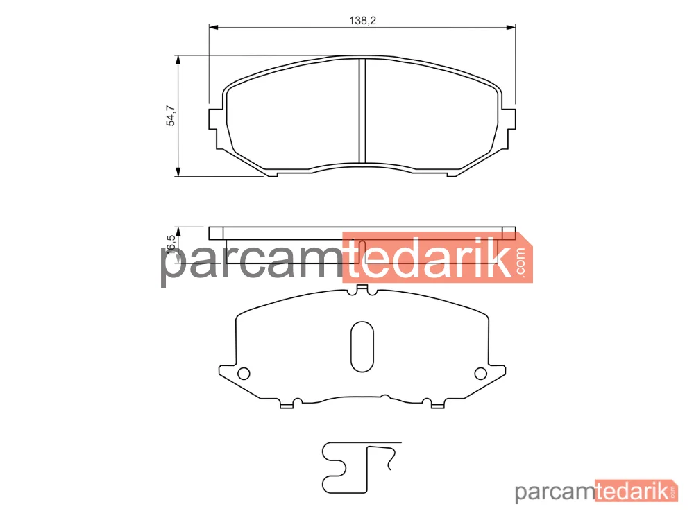BOSCH 0986494241 | Fren Balatası (Ön) — Suzuki Grand Vitara II, Suzuki Grand Vitara I Açık Arazi Aracı