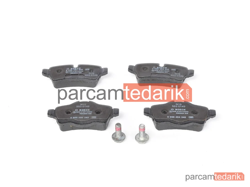 BOSCH 0986494242 | Fren Balatası (Arka) — Mini, Mini Clubman, Mini Coupe