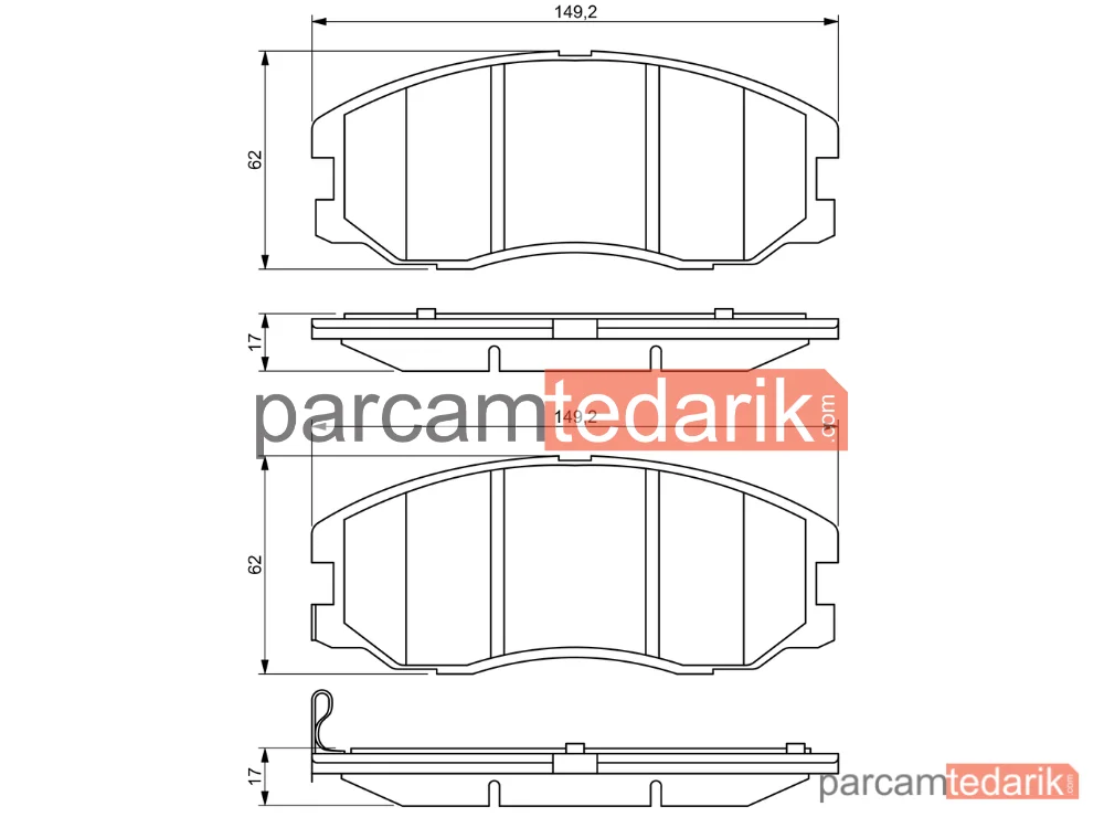 BOSCH 0986494250 | Fren Balatası (Ön) — Chevrolet Captiva, Opel Antara A, Chevrolet Captiva Sport