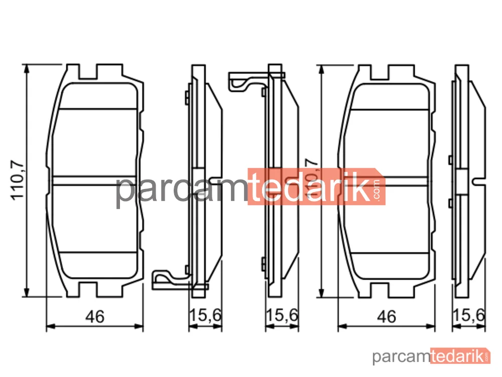BOSCH 0986494251 | Fren Balatası (Arka) — Opel Antara A, Chevrolet Captiva, Chevrolet Captiva Sport