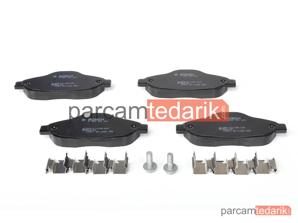 BOSCH 0986494261 | Fren Balatası (Ön) — Peugeot 308 I, Peugeot 3008 I Mpv, Peugeot 308 SW I