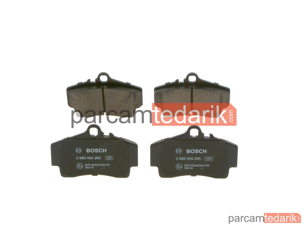 0986494265 | Fren Balatası (Arka) — Porsche Boxster, Porsche 911 Cabrio, Porsche 911