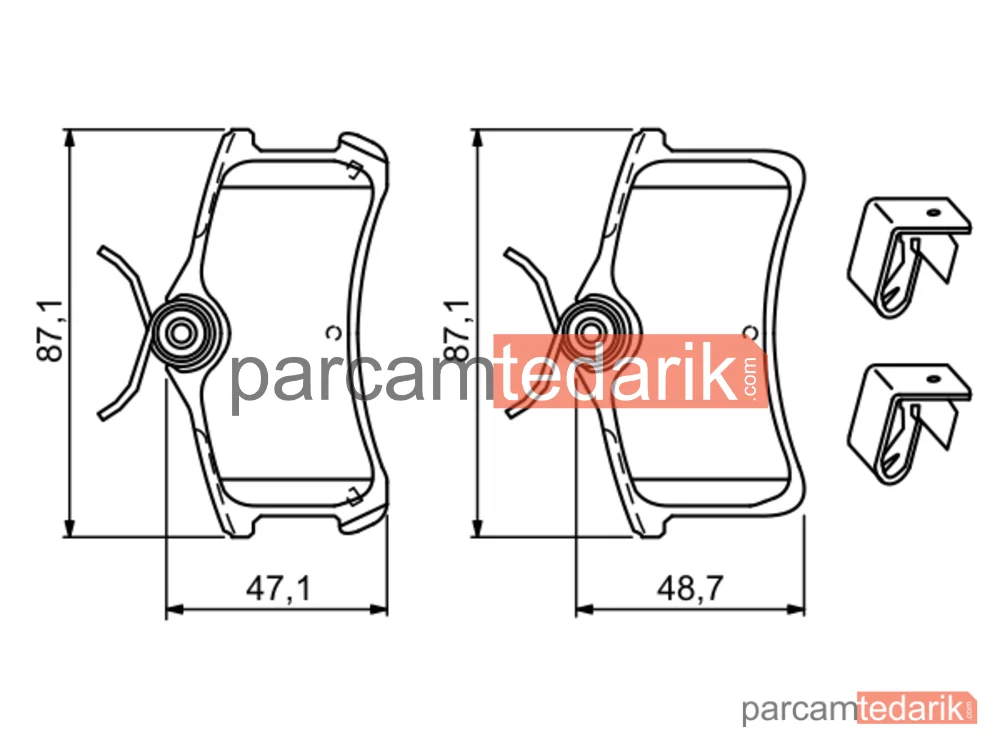 BOSCH 0986494274 | Fren Balatası (Arka) — Toyota Corolla Liftback, Toyota Corolla, Toyota Corolla Compact