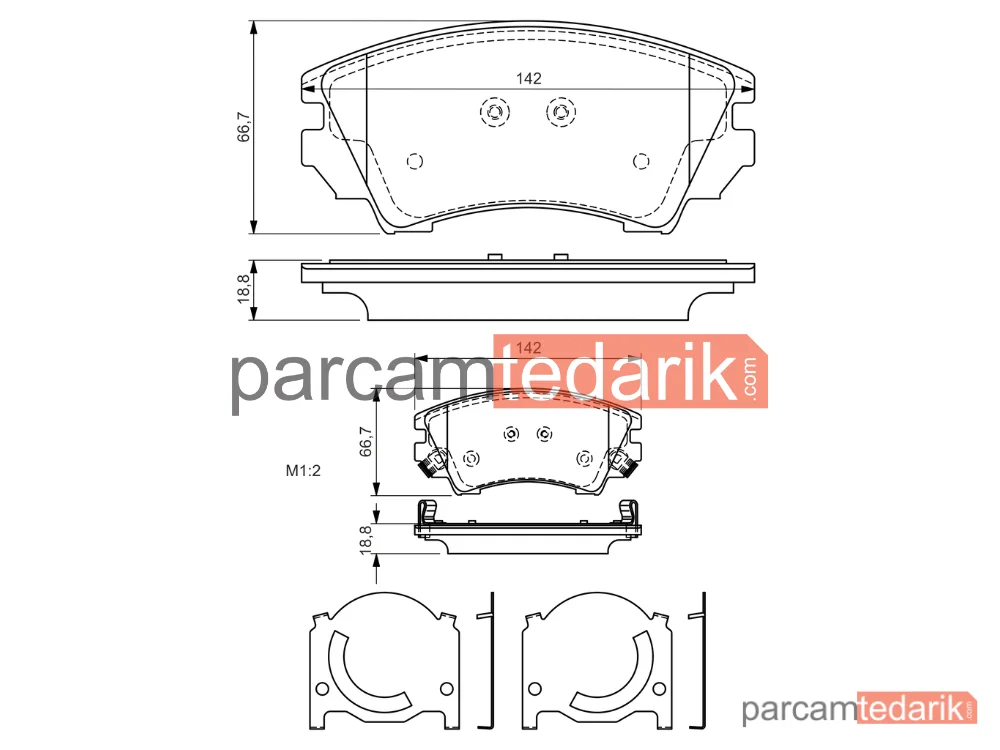 BOSCH 0986494275 | Fren Balatası — Opel Insignia A, Opel Zafira Tourer C, Opel Astra J