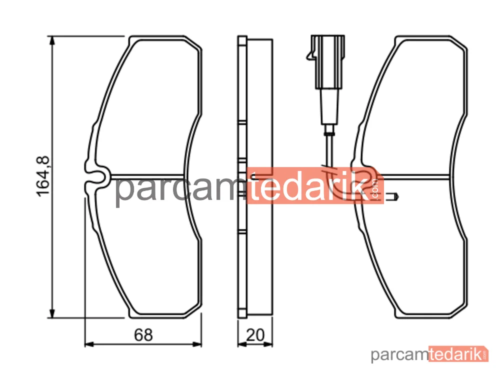 BOSCH 0986494278 | Fren Balatası — Nissan Cabstar, Nissan NT400 Cabstar