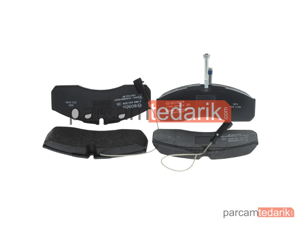BOSCH 0986494278 | Fren Balatası — Nissan Cabstar, Nissan NT400 Cabstar