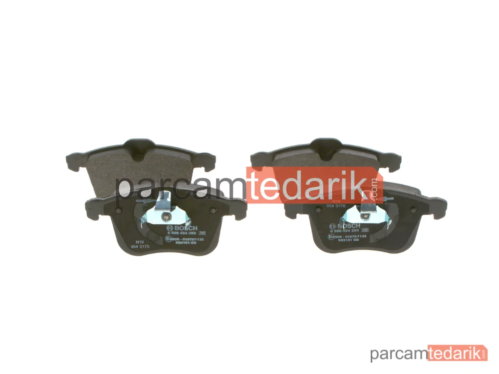 0986494280 | Fren Balatası (Ön) — Saab 9-3, Saab 9-3 Cabrio, Opel Vectra C Gts