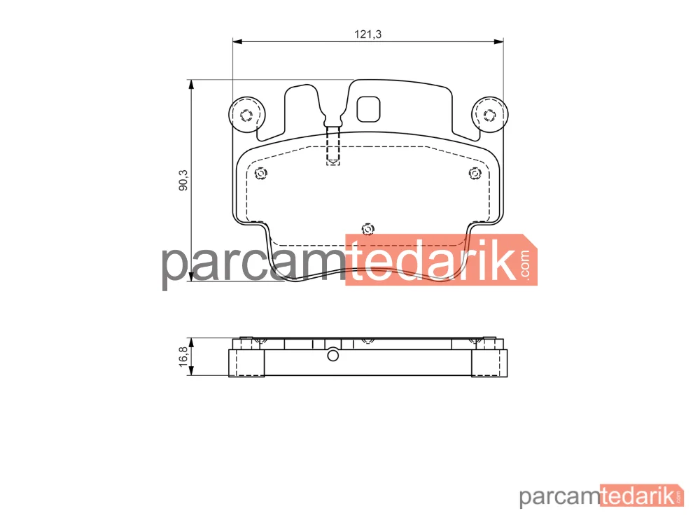 BOSCH 0986494281 | Fren Balatası (Ön) — Porsche 911 Cabrio, Porsche 911, Porsche Boxster