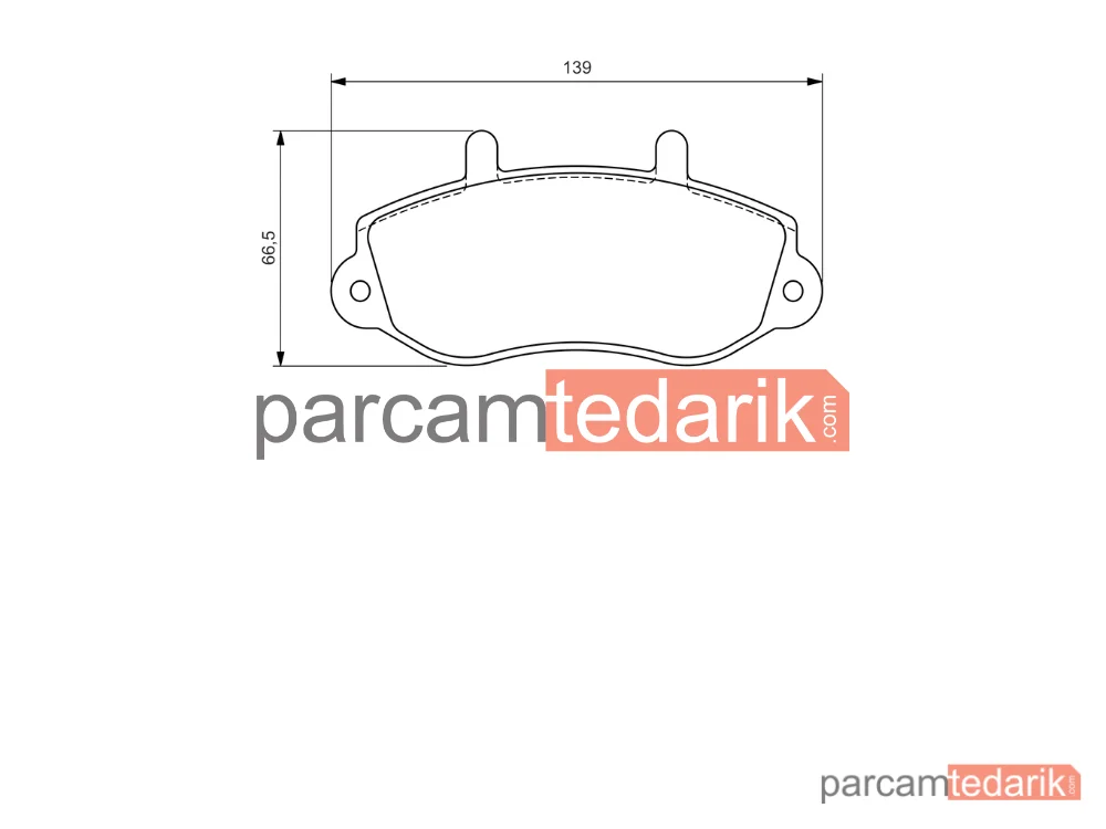 BOSCH 0986494288 | Fren Balatası (Ön) — Opel Movano A, Renault Master II