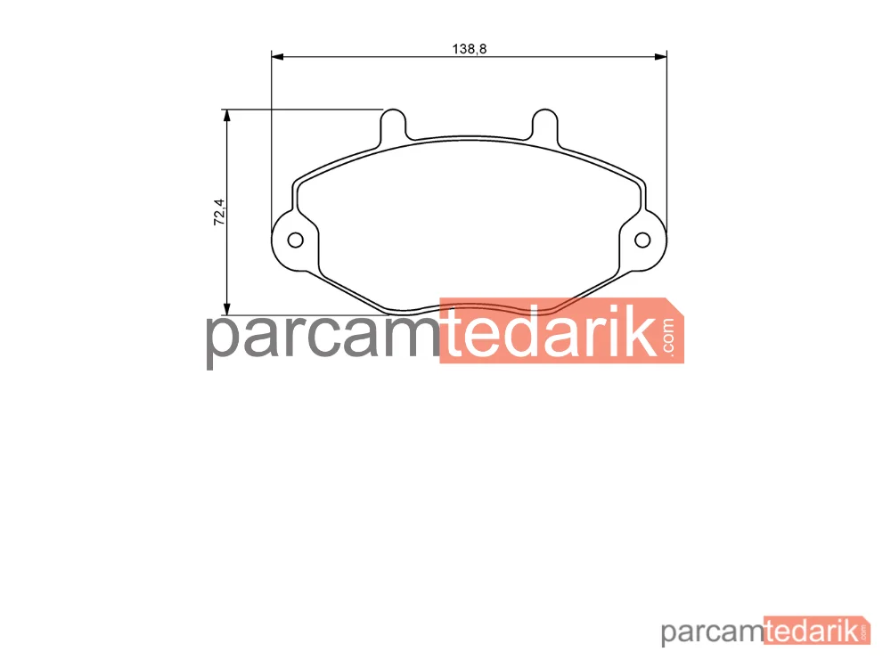 BOSCH 0986494289 | Fren Balatası — Ford Transit