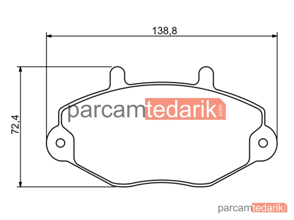BOSCH 0986494289 | Fren Balatası — Ford Transit