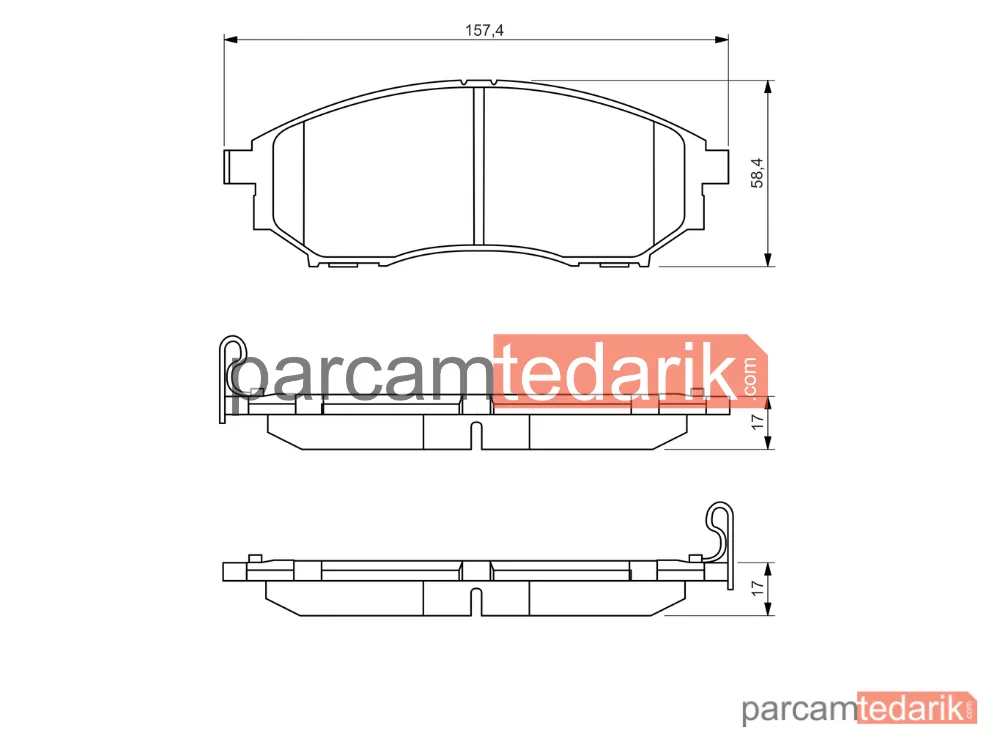 BOSCH 0986494295 | Fren Balatası (Ön) — Nissan Pathfinder III, Renault Koleos I, Nissan Qashqai I
