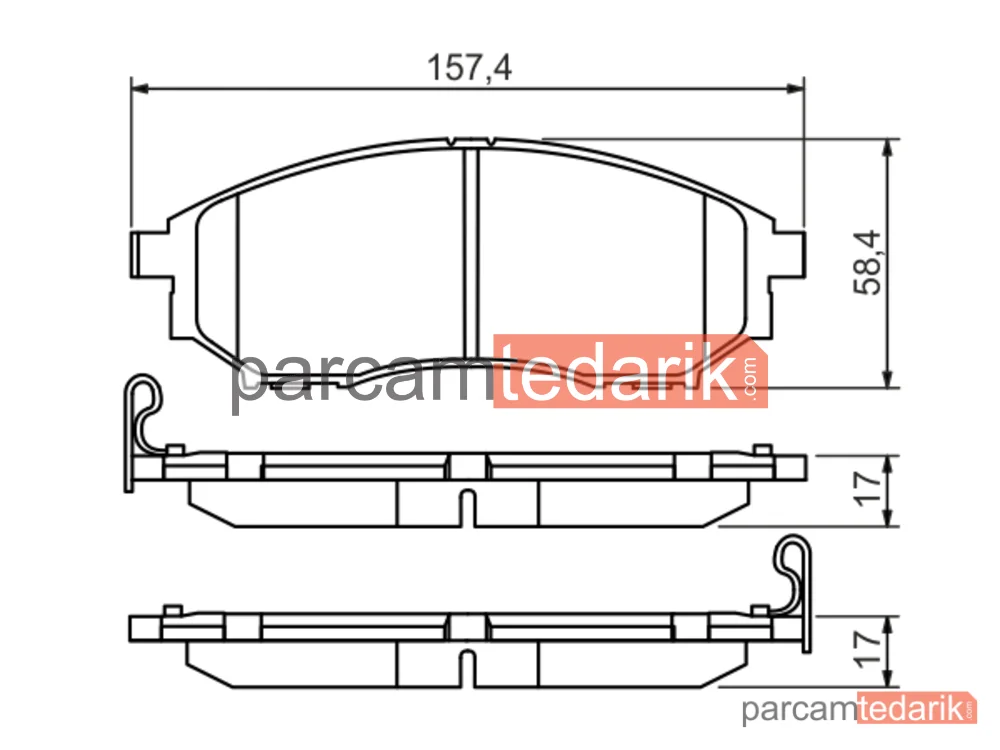 BOSCH 0986494295 | Fren Balatası (Ön) — Nissan Pathfinder III, Renault Koleos I, Nissan Qashqai I
