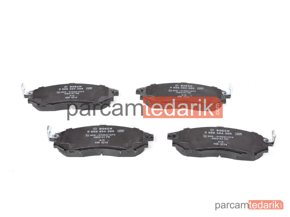 BOSCH 0986494295 | Fren Balatası (Ön) — Nissan Pathfinder III, Renault Koleos I, Nissan Qashqai I